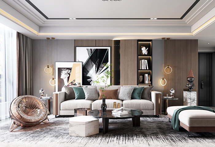 青鐵海譽府|輕奢風格